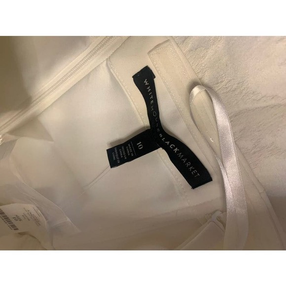 WHBM Winter White Jumpsuit (Formal) - Picture 4 of 13